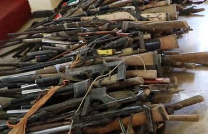 MediaageNG Nigerian Police Uncovers Illegal Gun Producing Factory Lagos - Mediaage NG News - The Nigerian police has uncovered a blacksmith's factory producing illegal firearms in Lagos.