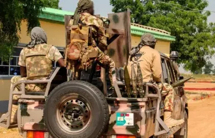 MediaageNG Nigerian Army Arrest Soldiers Over Torture Video ABUJA, Nigeria - Mediaage NG News - Two soldiers have been arrested by the Nigerian army after a footage went viral, showing them torturing a civilian pleading for mercy.