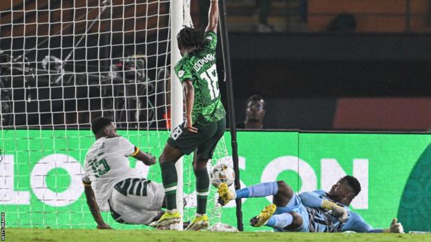 MediaageNG AFCON 2023: Nigeria Clicking Into Gear With Lookman's Double Over Cameroon The Super Eagles of Nigeria on Saturday reached the quarter-finals of the 2023 Africa Cup of Nations after Ademola Lookman scored twice in an impressive display to beat a disjointed indomitable lions of Cameroon 2-0.