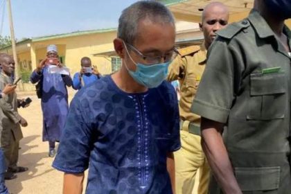 MediaageNG Chinese Man Sentenced To Death By Nigerian Court A Chinese businessman, Frank Geng Quarong has been sentenced to death by a Nigerian court, after he was found guilty of murdering his girlfriend Ummu Kulthum Sani in 2022.