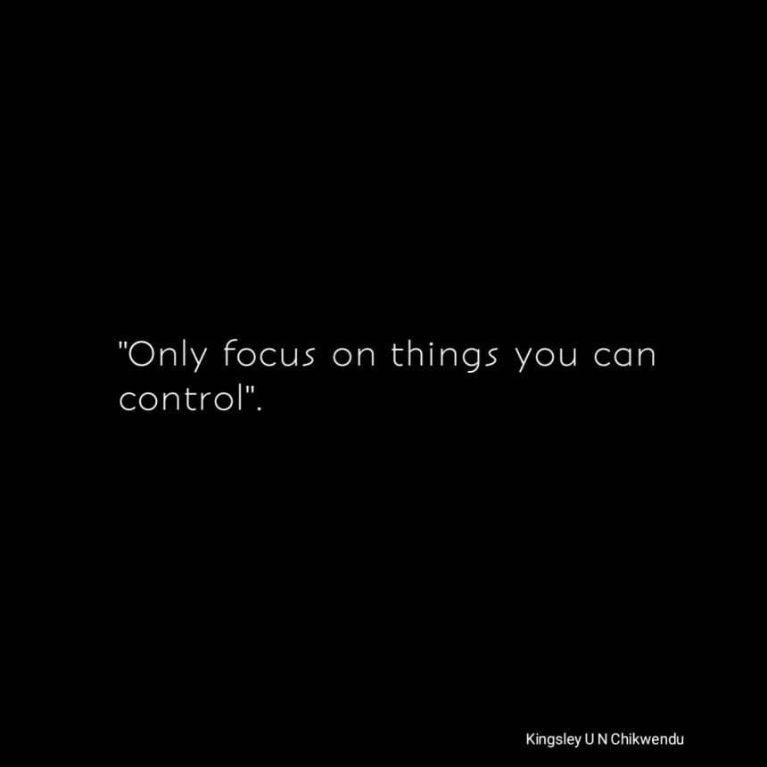 MediaageNG Only Focus On What You Can Control