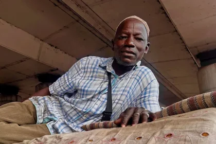 Sleeping Under Lagos Bridge For 30 Years' MediaageNG Having lived for exactly half his life under a bridge in Nigeria's biggest city, Lagos, Liya’u Sa’adu sees himself as the "guardian" for the many other homeless people who have joined him there.