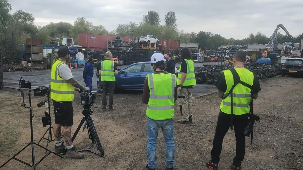 'Big' Nigerian Actor Shoots New Film at Scrapyard MediaageNG A movie star who described himself as “one of the great actors in Nigeria” said shooting scenes for his latest film in Suffolk and Essex was a “beautiful experience”.