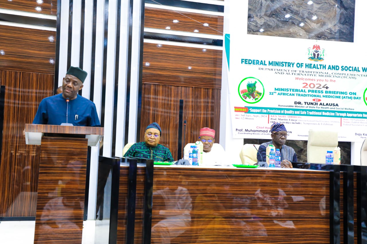 Minister of State for Health Advocates For Standards In Traditional Medicine Practices MediaageNG The Nigerian Minister of State for Health and Social Welfare has advocated for the alignment of Traditional Medicine Products and practices with set standard of quality, safety and efficacy.