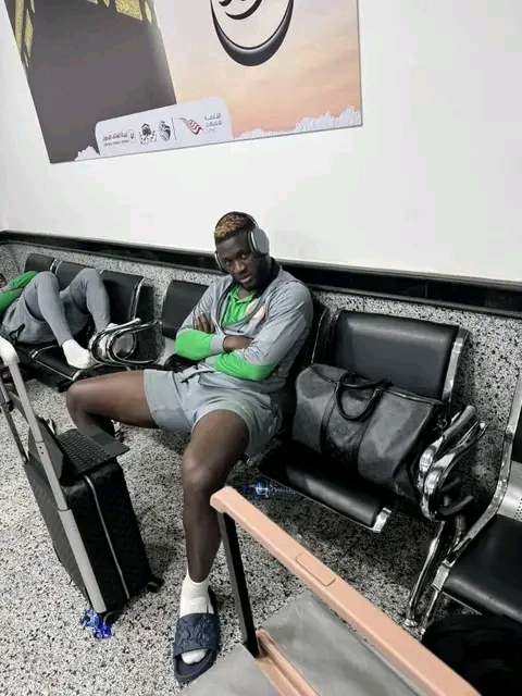 Photos of Members of Nigeria's Football Men's National Team Stranded In Libya MediaageNG Heartbreaking photos of Nigeria's Super Eagles players stranded at the Libyan Airport. They are due to complete the double header against the Libyan Mediterranean Knights. Nigeria won the first of it 1:0 at the Godswill Akpabio Stadium, Uyo.