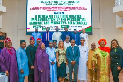 Ministry of Trade and Investment Holds 3rd Quarter Performance Review MediaageNG Minister of State, for Industry, Trade and Investment, Senator John Owan on Tuesday, was part of the the third-quarter retreat to review and assess performance on the ministry’s deliverables.