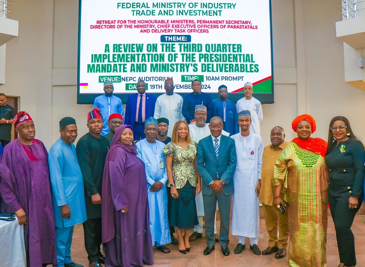 Ministry of Trade and Investment Holds 3rd Quarter Performance Review MediaageNG Minister of State, for Industry, Trade and Investment, Senator John Owan on Tuesday, was part of the the third-quarter retreat to review and assess performance on the ministry’s deliverables.