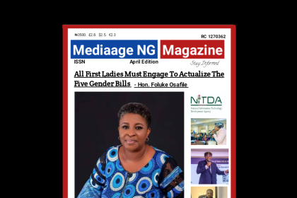 Mediaage Magazine MediaageNG Mediaage Magazine is a publication birthed by Mediaage NG News, published by Mediaage Global Technology Nigeria Limited. We prioritise keeping the society informed of events, functions and activities and we cover all sectors of the economy.