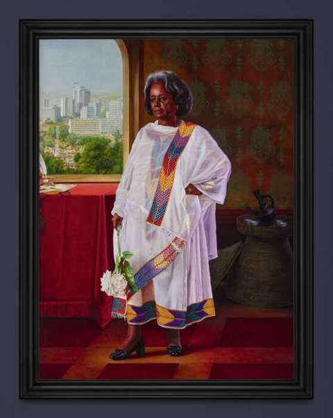 Nigerian Artist Shows Paintings Of African Leaders MediaageNG United States - An artist, Kehinde Wiley has done some paintings of African's past and present leaders, just like he did for then United States president, Barack Obama in 2018, which shot him to fame as the first African-American artist to officially do a painting of a US president.