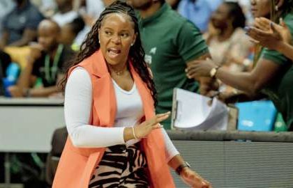 MediaageNG Nigeria's Female Coach Makes History With Afrobasket Triumph Kigali - August 06 (Mediaage NG News) - Nigeria's Rena Wakama has become the first women's basketball coach to lead a team to victory in a female AfroBasket championship final.