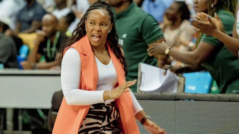 Nigeria's Female Coach Makes History With Afrobasket Triumph MediaageNG Kigali - August 06 (Mediaage NG News) - Nigeria's Rena Wakama has become the first women's basketball coach to lead a team to victory in a female AfroBasket championship final.