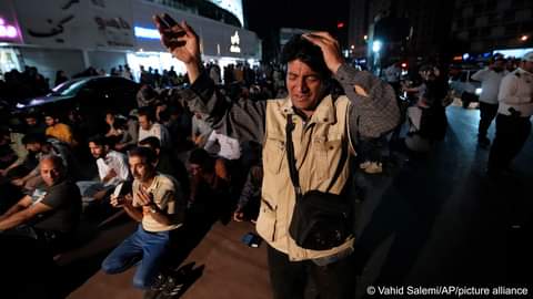 Iranians Mourn Late President Involved In Helicopter Crash MediaageNG Prayers are being held across Iran, including in the streets, following the accident involving a helicopter carrying President Ebrahim Raisi.