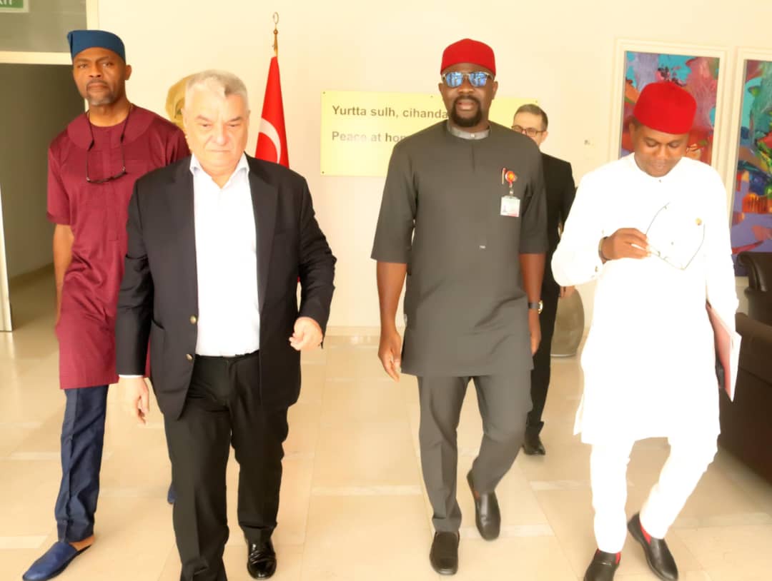 MediaageNG Senator Ngwu Meets Turkish Ambassador, Calls For More Investment In Mining Sector Abuja - October 19 - Mediaage NG News - Chairman, Senate Committee on Solid Minerals, Sen. Osita Ngwu in a meeting with the Turkish Ambassador to Nigeria, Hidayat Baratta, in Abuja, emphasized on the need for more investment in the Nigerian mining sector. He also spoke of the importance of maintaining cordial bilateral relations between Nigeria and Turkey.
