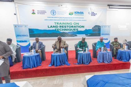 MediaageNG FAO Trains ACReSAL Technical Team On Landscape Restoration Techniques The Food and Agricultural Organization of United Nations (FAO) today began a six-day training on Landscape restoration for the Agro-Climate Resilience in Semi-Arid Landscapes (ACReSAL) Project technical officers across the Project participating states.