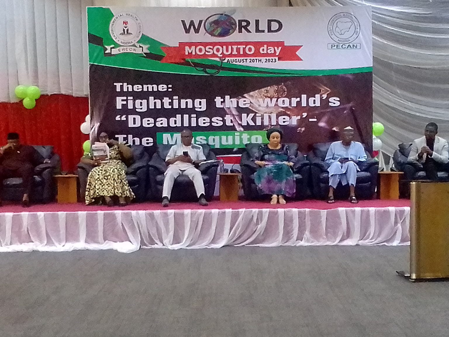 It's Imperative To Increase The Fight Against Mosquitoes - EHCON MediaageNG Abuja - August 22 - (Mediaage NG News) - The Registrar of the Environmental Health Council of Nigeria (EHCON), Dr. Yakubu Mohammed Babe, on Monday at a symposium commemorating World Malaria Day in the Nigerian capital, Abuja, said it's imperative to take the fight against mosquitoes and its parasites more seriously because, once the activities of mosquitoes are controlled, other value chain in Malaria control will become "a walk over".