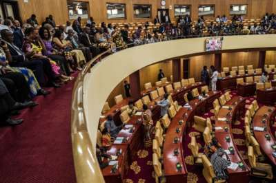 MediaageNG Ghana's Opposition MPs Boycott Session Members of Parliament of Ghana's opposition National Democratic Congress (NDC), on Thursday boycotted session in solidarity with their leader in parliament and a newly elected MP, who are both standing trial on separate charges.